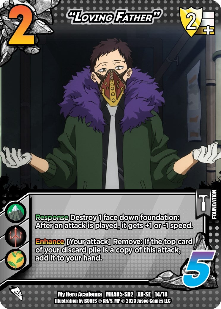 Image for "Loving Father" (XR) (UniVersus: My Hero Academia: Undaunted Raid) (14/18) - UniVersus