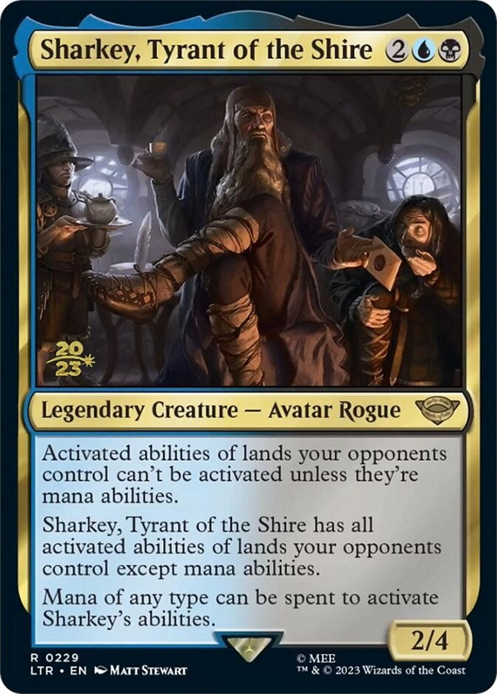 Image for Sharkey, Tyrant of the Shire (Prerelease Cards) (229) - Magic: The Gathering