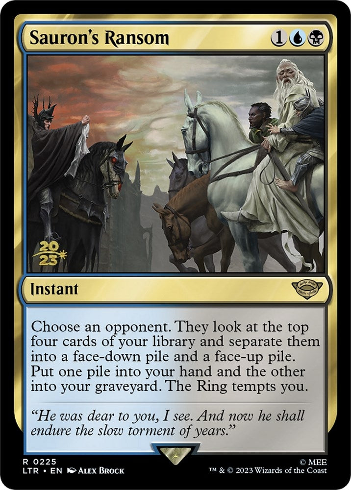 Image for Sauron's Ransom (Prerelease Cards) (225) - Magic: The Gathering
