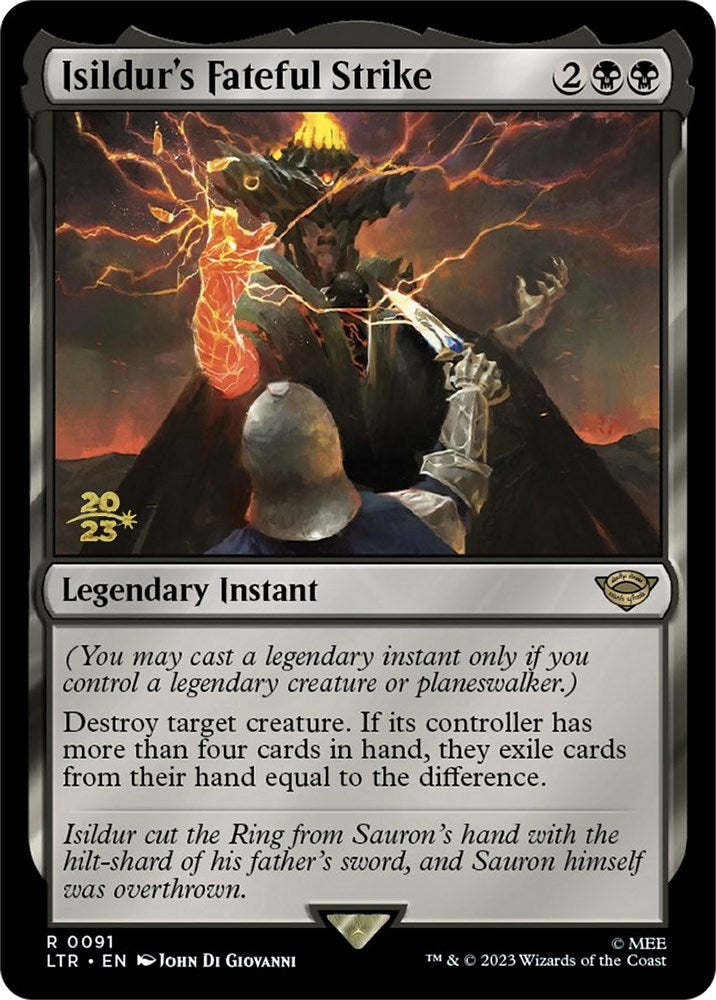 Image for Isildur's Fateful Strike (Prerelease Cards) (91) - Magic: The Gathering