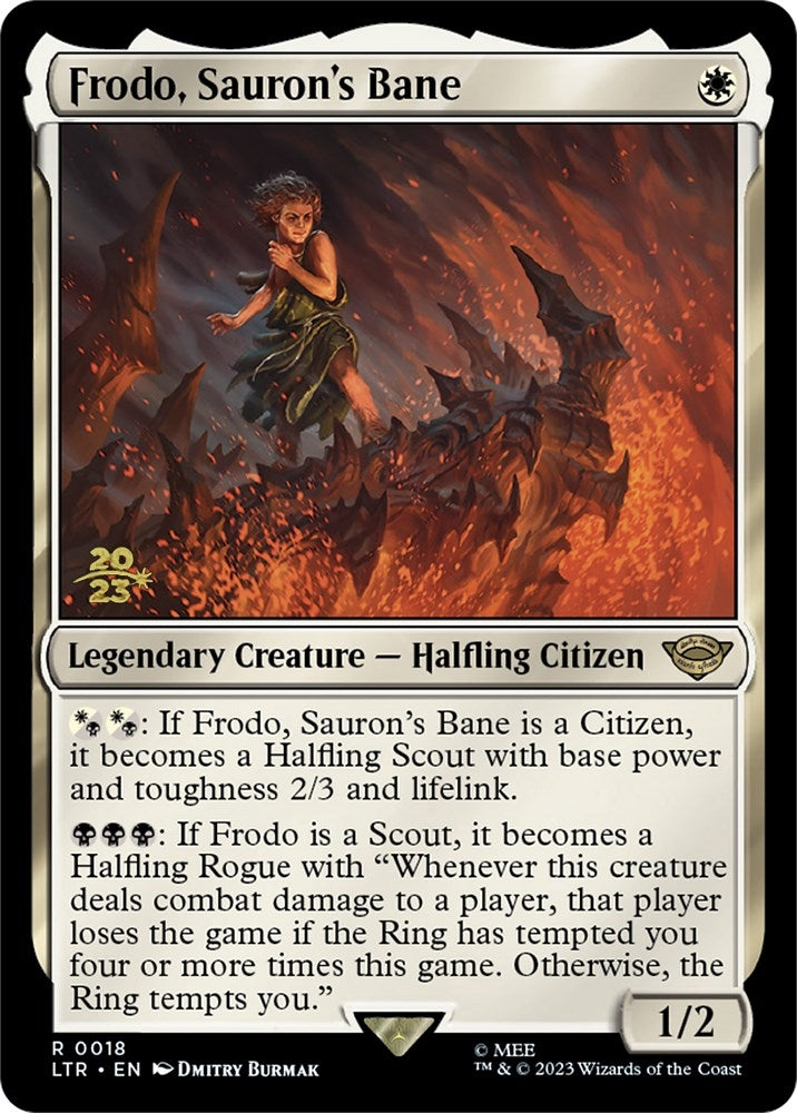 Image for Frodo, Sauron's Bane (Prerelease Cards) (18) - Magic: The Gathering