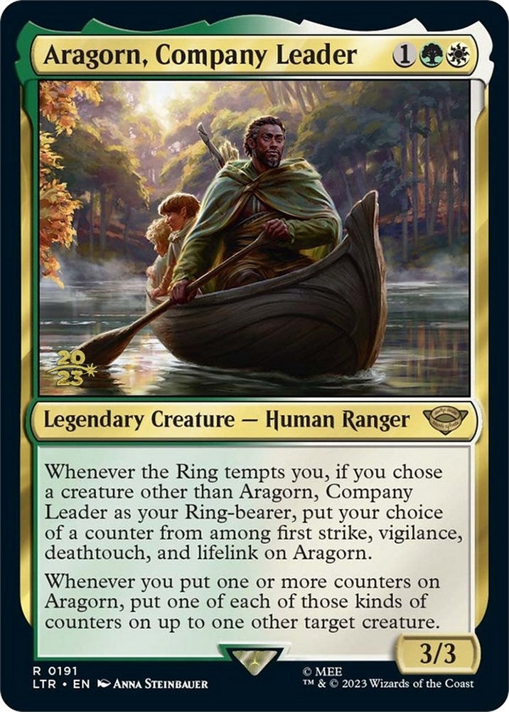 Image for Aragorn, Company Leader (Prerelease Cards) (191) - Magic: The Gathering