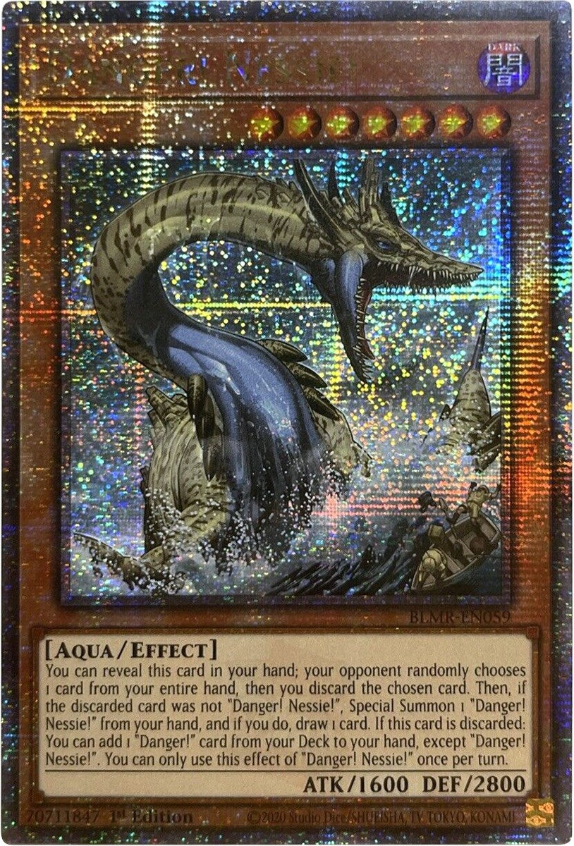 Image for Danger! Nessie! (Quarter Century Secret Rare) (Battles of Legend: Monstrous Revenge) (BLMR-EN059) - YuGiOh