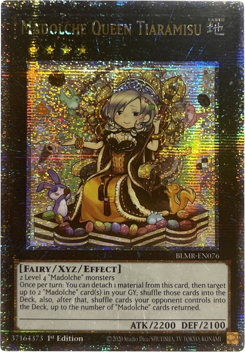 Image for Madolche Queen Tiaramisu (Quarter Century Secret Rare) (Battles of Legend: Monstrous Revenge) (BLMR-EN076) - YuGiOh