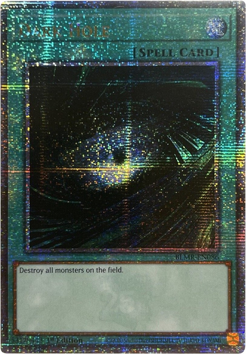 Image for Dark Hole (Quarter Century Secret Rare) (Battles of Legend: Monstrous Revenge) (BLMR-EN086) - YuGiOh