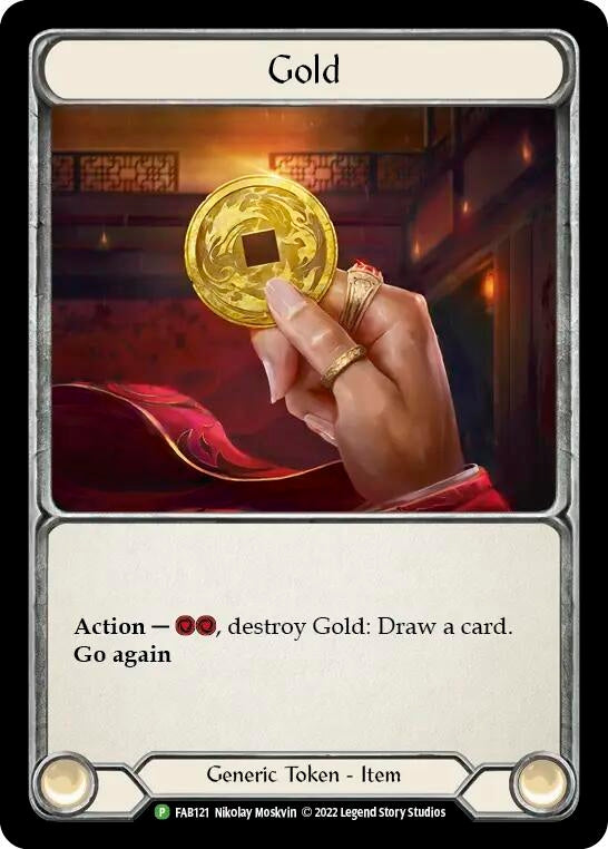 Image for Gold -  FAB121 (Flesh and Blood: Promo Cards) (FAB121) - Flesh and Blood TCG