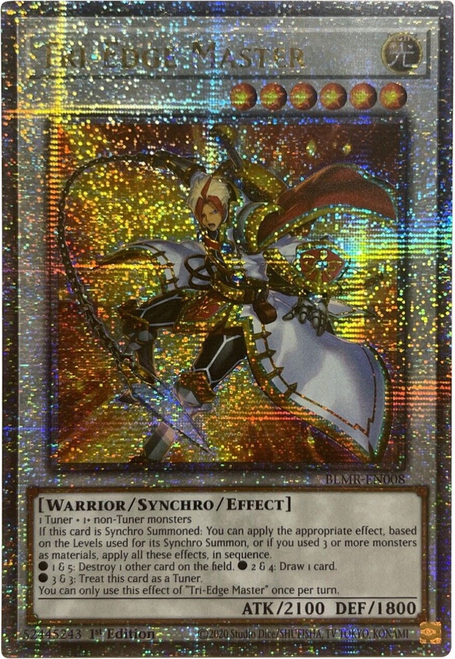 Image for Tri-Edge Master (Quarter Century Secret Rare) (Battles of Legend: Monstrous Revenge) (BLMR-EN008) - YuGiOh