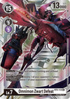 Image for Omnimon Zwart Defeat (Silver Alternate Art) (BT5-112 SEC) [Alternative Being Booster] - Digimon Card Game