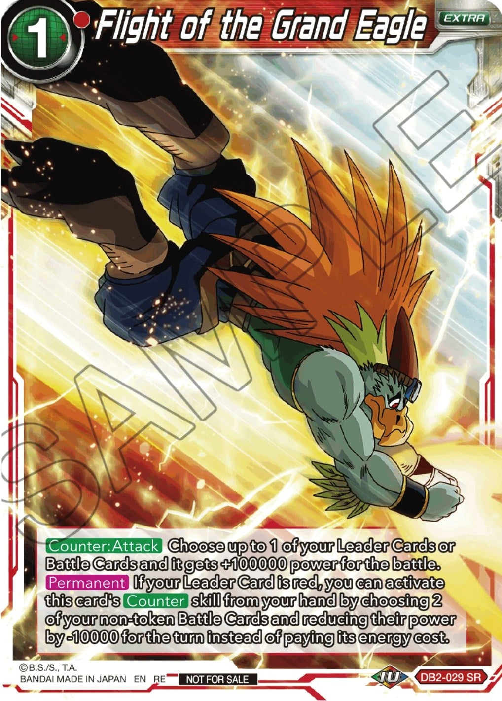 Image for Flight of the Grand Eagle (Championship Selection Pack 2023 Vol.2) (Silver Foil) (Tournament Promotion Cards) (DB2-029) - Dragon Ball Super: Masters
