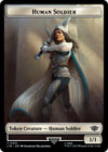 Image for Human Soldier (0001) // Food (0011) Double-Sided Token (Universes Beyond: The Lord of the Rings: Tales of Middle-earth) (1 // 11) - Magic: The Gathering