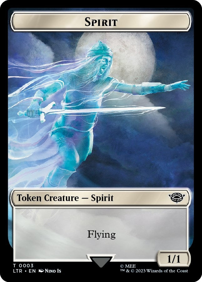 Image for Spirit // Food (0011) Double-Sided Token (Universes Beyond: The Lord of the Rings: Tales of Middle-earth) (3 // 11) - Magic: The Gathering