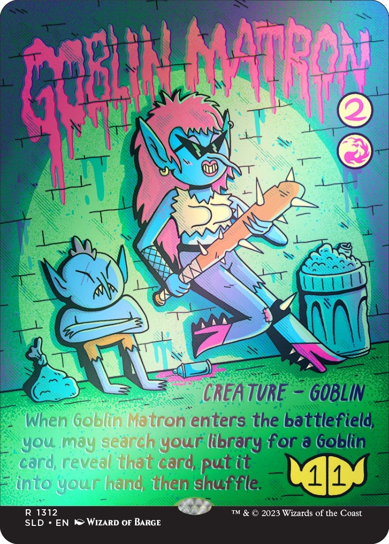 Image for Goblin Matron (Rainbow Foil) (Secret Lair Drop Series) (1312) - Magic: The Gathering