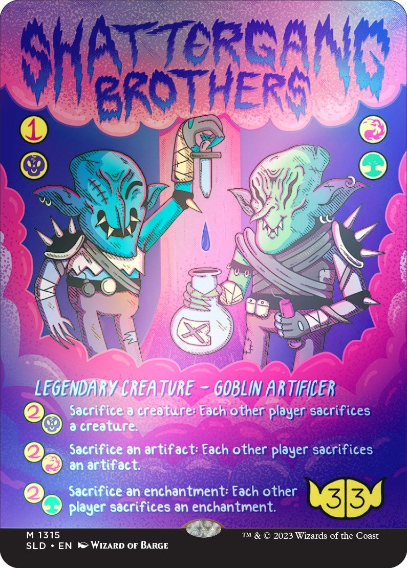 Image for Shattergang Brothers (Rainbow Foil) (Secret Lair Drop Series) (1315) - Magic: The Gathering