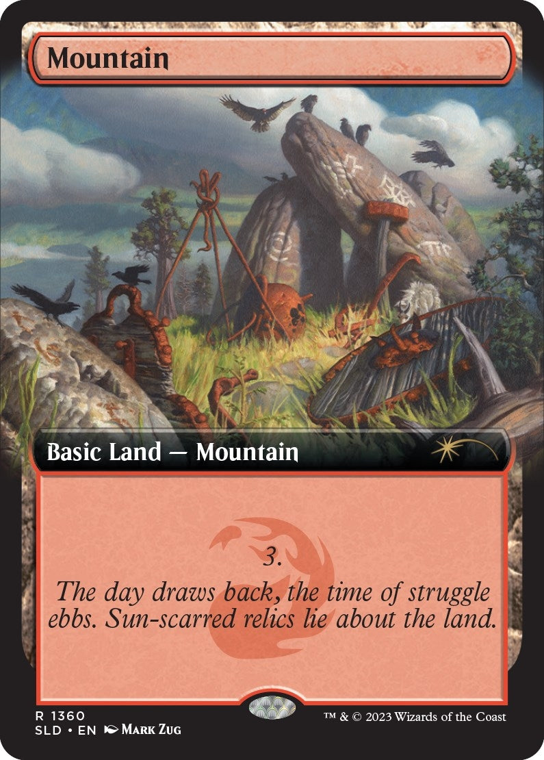 Image for Mountain (1360) (Secret Lair Drop Series) (1360) - Magic: The Gathering