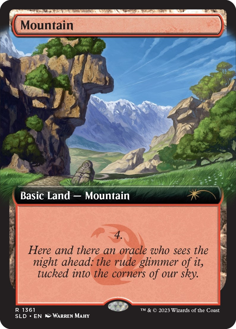 Image for Mountain (1361) (Secret Lair Drop Series) (1361) - Magic: The Gathering