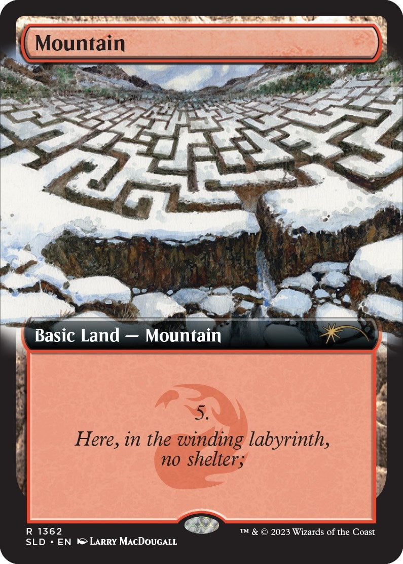 Image for Mountain (1362) (Secret Lair Drop Series) (1362) - Magic: The Gathering