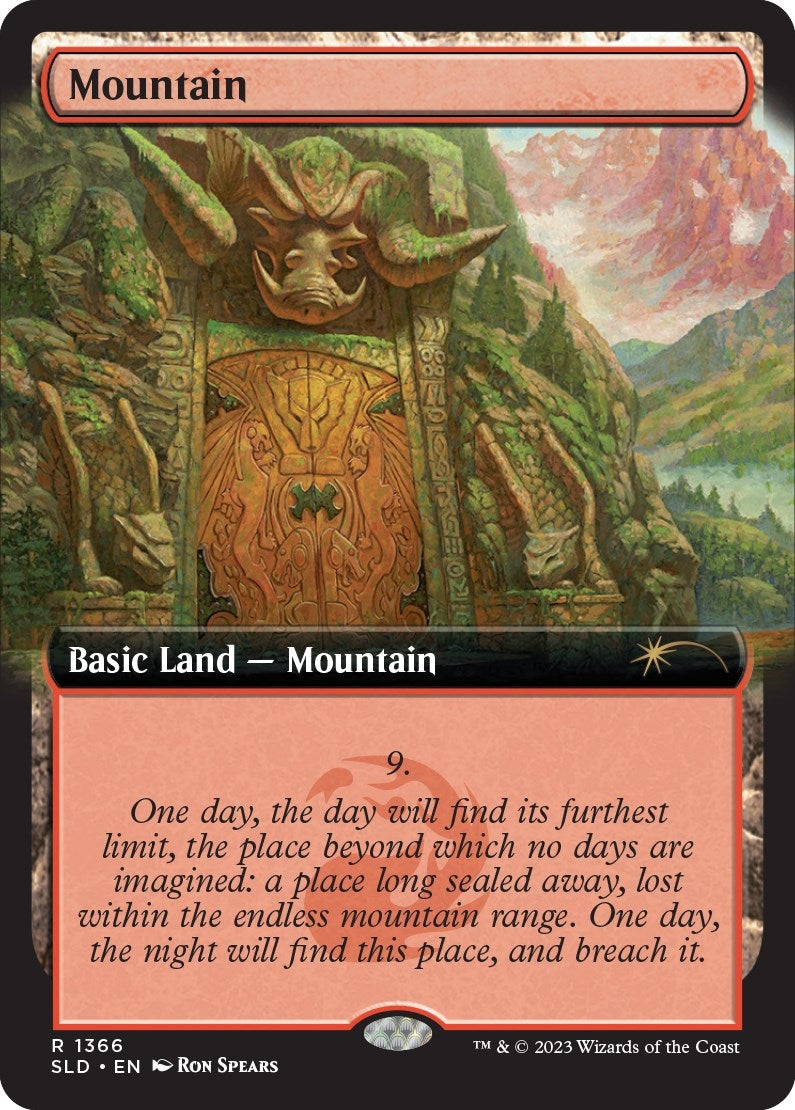 Image for Mountain (1366) (Secret Lair Drop Series) (1366) - Magic: The Gathering