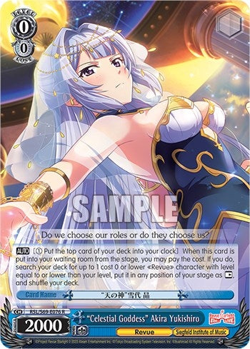 Image for "Celestial Goddess" Akira Yukishiro (Revue Starlight -Re LIVE-) (RSL/S69-E076 R) - Weiss Schwarz