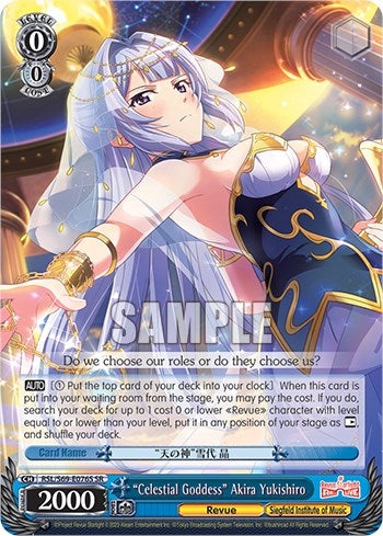 Image for "Celestial Goddess" Akira Yukishiro (SR) (Revue Starlight -Re LIVE-) (RSL/S69-E076S SR) - Weiss Schwarz