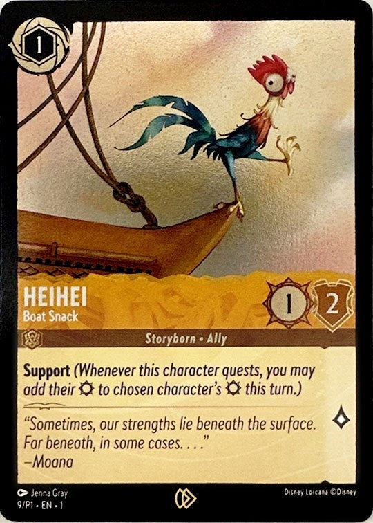 Image for Heihei - Boat Snack (Disney Lorcana Promo Cards) (9) - Disney Lorcana