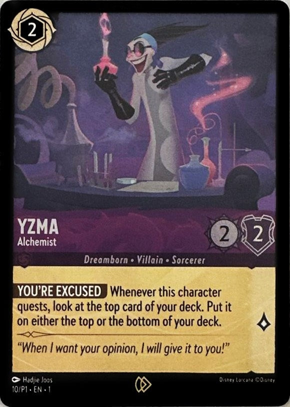 Image for Yzma - Alchemist (Disney Lorcana Promo Cards) (10) - Disney Lorcana