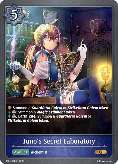 Image for Juno's Secret Laboratory (BP01: Advent of Genesis) (BP01-058EN) - Shadowverse: Evolve