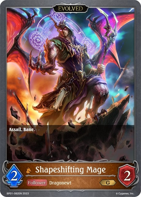 Image for Shapeshifting Mage (Evolved) (BP01: Advent of Genesis) (BP01-082EN) - Shadowverse: Evolve