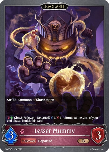 Image for Lesser Mummy (Evolved) (SD05: Waltz of the Undying Night) (SD05-011EN) - Shadowverse: Evolve