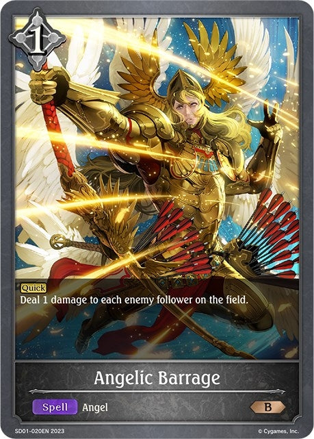 Image for Angelic Barrage (SD01: Regal Fairy Princess) (SD01-020EN) - Shadowverse: Evolve
