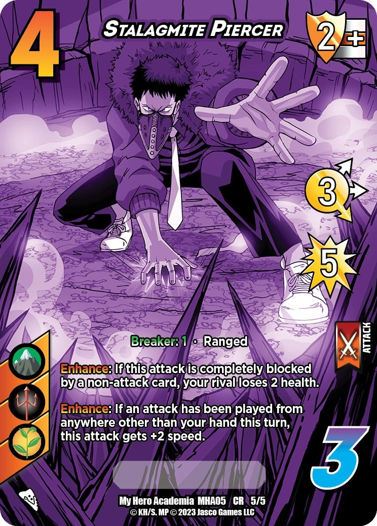 Image for Stalagmite Piercer (Chrome Rare) (UniVersus: My Hero Academia: Undaunted Raid) (5/5) - UniVersus