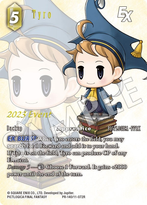 Image for Tyro EX (FF: Promo Cards) (PR-140) - Final Fantasy TCG