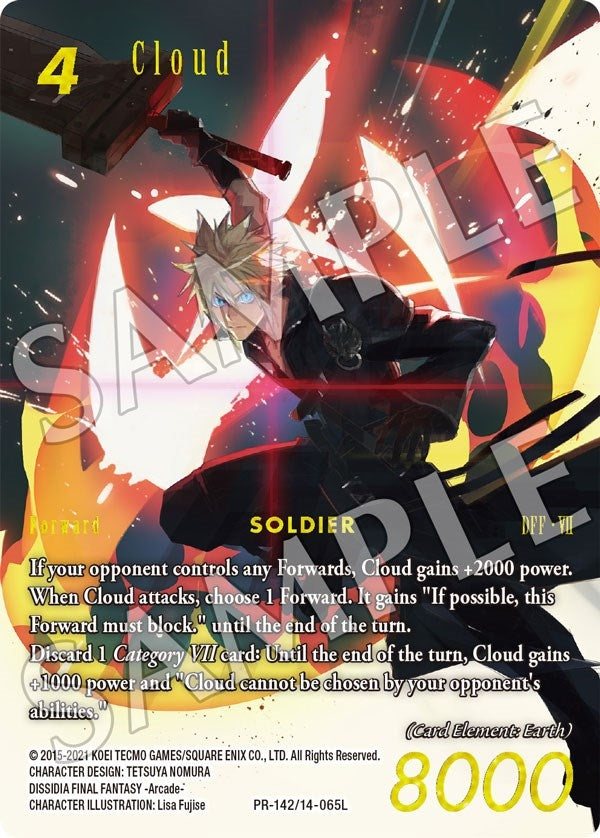 Image for Cloud - PR-142 (FF: Promo Cards) (PR-142) - Final Fantasy TCG