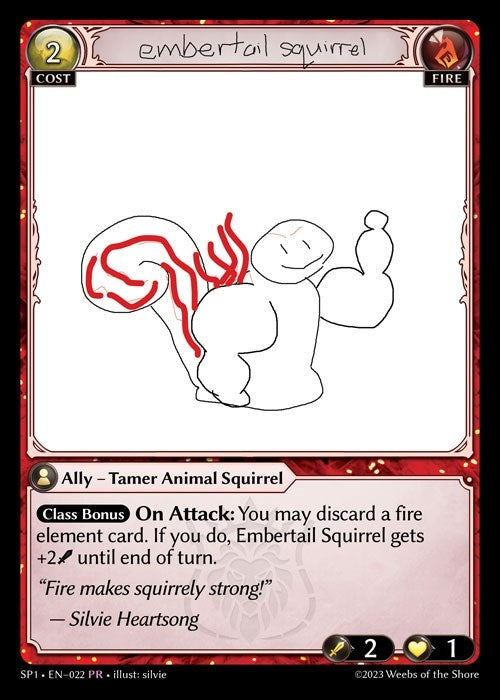 Image for Embertail Squirrel (Supporter Pack 1) (022) - Grand Archive TCG