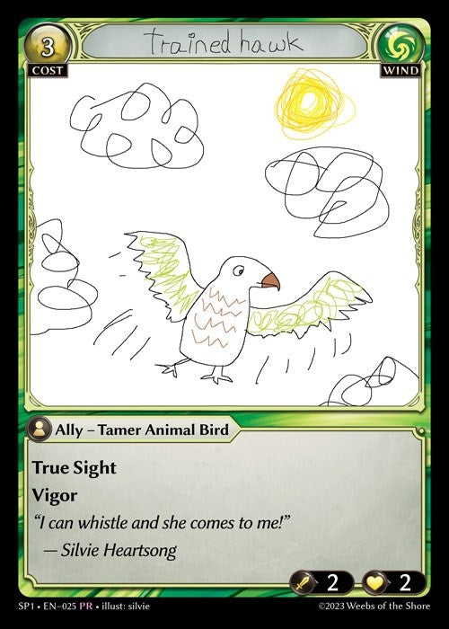 Image for Trained Hawk (Supporter Pack 1) (025) - Grand Archive TCG