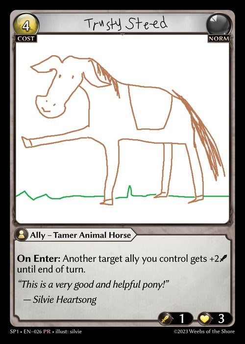 Image for Trusty Steed (Supporter Pack 1) (026) - Grand Archive TCG