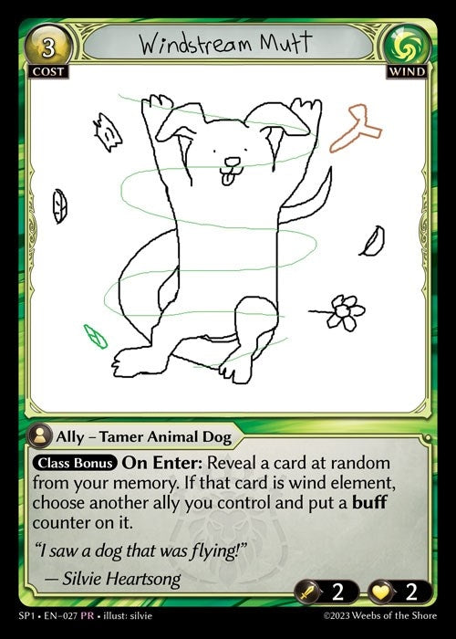 Image for Windstream Mutt (Supporter Pack 1) (027) - Grand Archive TCG