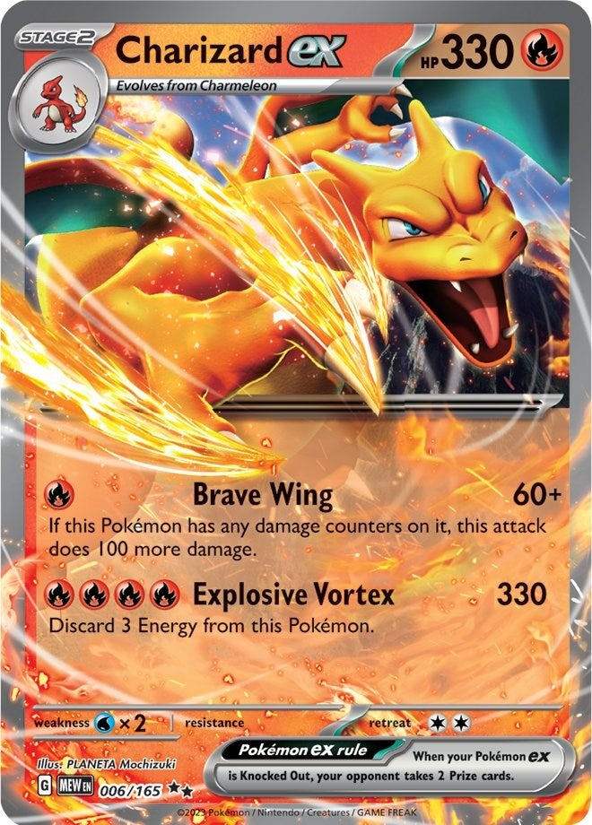 Image for Charizard ex (SV: Scarlet & Violet 151) (006/165) - Pokemon