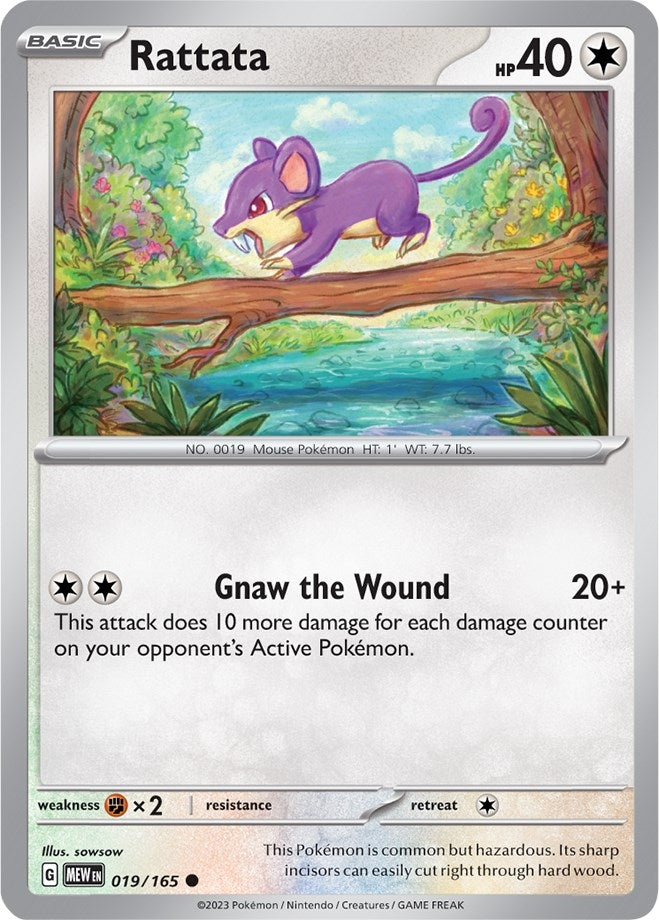 Image for Rattata (SV: Scarlet & Violet 151) (019/165) - Pokemon
