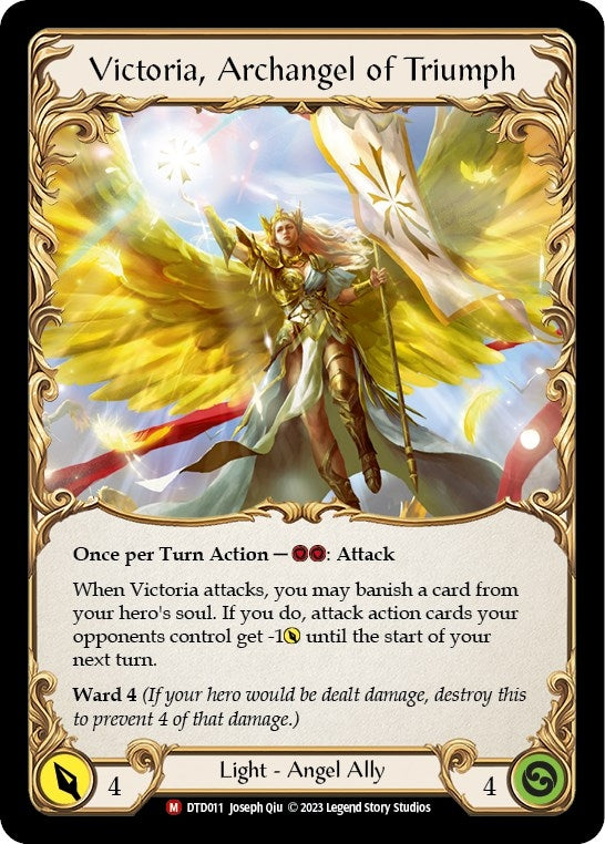 Image for Figment of Triumph // Victoria, Archangel of Triumph (Dusk till Dawn) (DTD011) - Flesh and Blood TCG