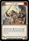 Image for V for Valor (Red) (Dusk till Dawn) (DTD060) - Flesh and Blood TCG