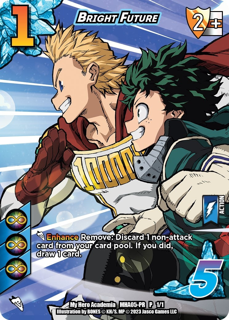 Image for Bright Future (Undaunted Raid Pre-Release) (UniVersus: My Hero Academia Promo Cards) (MHA05-PR P 1/1) - UniVersus