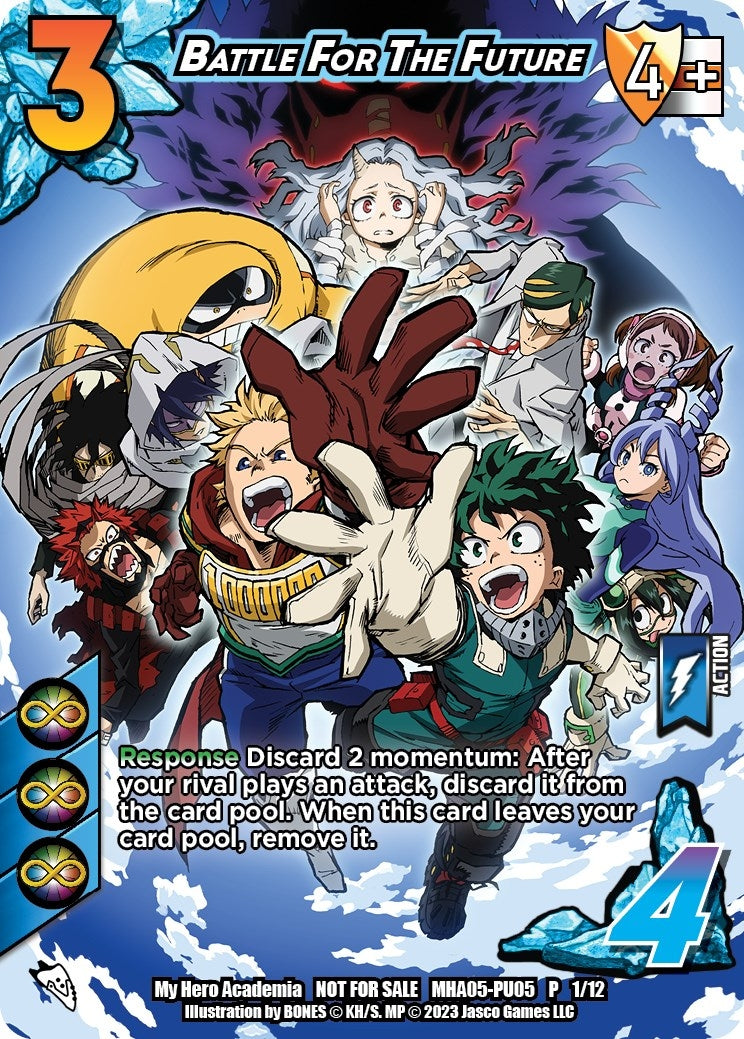 Image for Battle For The Future (Plus Ultra Pack 5) (UniVersus: My Hero Academia Promo Cards) (MHA-PU05 P 1/12) - UniVersus