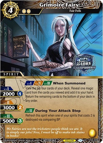 Image for Grimoire Fairy (Championship Card Set 2023 Vol. 2) (Battle Spirits Saga Promo Cards) (ST04-009) - Battle Spirits Saga