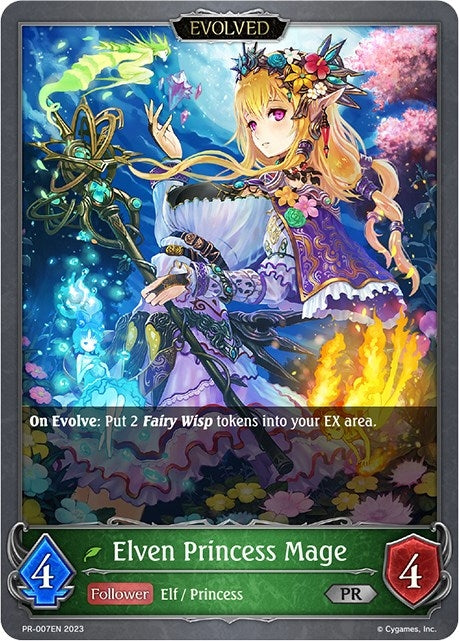 Image for Elven Princess Mage (Evolved) (Shadowverse: Evolve Promo Cards) (PR-007EN) - Shadowverse: Evolve