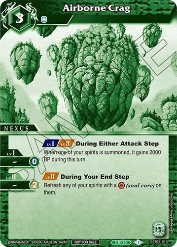 Image for Airborne Crag (Event Pack Vol. 2) (Launch & Event Promos) (ST05-013) - Battle Spirits Saga