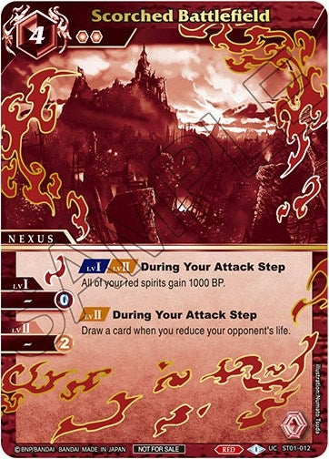 Image for Scorched Battlefield (Finalist Card Set Vol. 2) (Launch & Event Promos) (ST01-012) - Battle Spirits Saga
