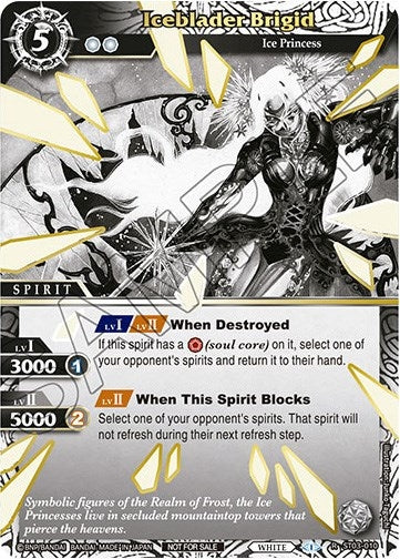 Image for Iceblader Brigid (Finalist Card Set Vol. 2) (Launch & Event Promos) (ST03-010) - Battle Spirits Saga