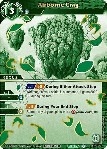 Image for Airborne Crag (Finalist Card Set Vol. 2) (Launch & Event Promos) (ST05-013) - Battle Spirits Saga