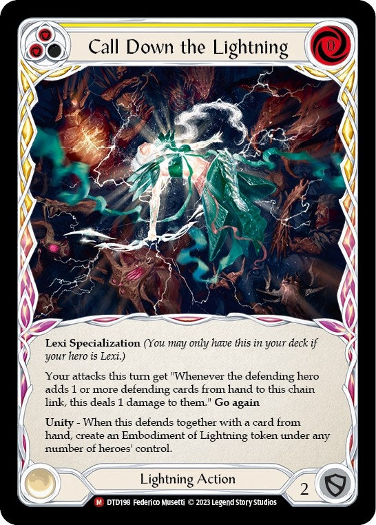Image for Call Down the Lightning (Dusk till Dawn) (DTD198) - Flesh and Blood TCG