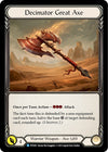 Image for Decimator Great Axe (Dusk till Dawn) (DTD205) - Flesh and Blood TCG